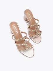 Gold - Carvela Confetti Block Sandals - Bild 2 von 4