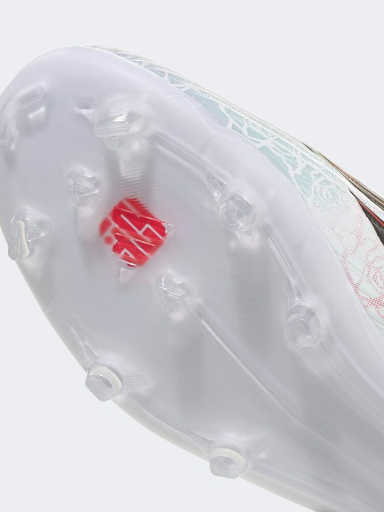 adidas White F50 League Laceless Firm Ground Football Boots - Image 9 of 9