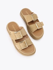 Carvela Comfort Brown Pavilion Sandals - Image 2 of 4
