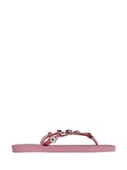 Havaianas Pink Slim Stylish Flip Flops - Image 1 of 6