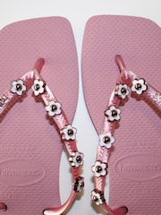 Havaianas Pink Slim Stylish Flip Flops - Image 5 of 6
