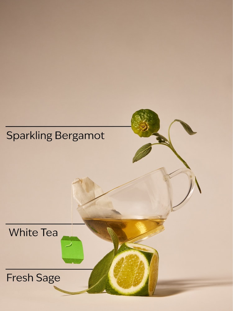 Bath & Body Works White Tea and Sage Single Wick Candle 227g - Image 3 of 3