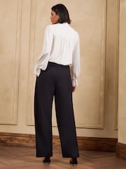Love & Roses Tailored Ponte Barrel Leg Trousers - 4суретінің 4 суреті