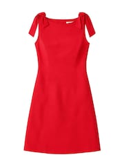 Ro&Zo Orange Petite Cheesecloth Frill Neck Mini Dress - Image 6 of 6
