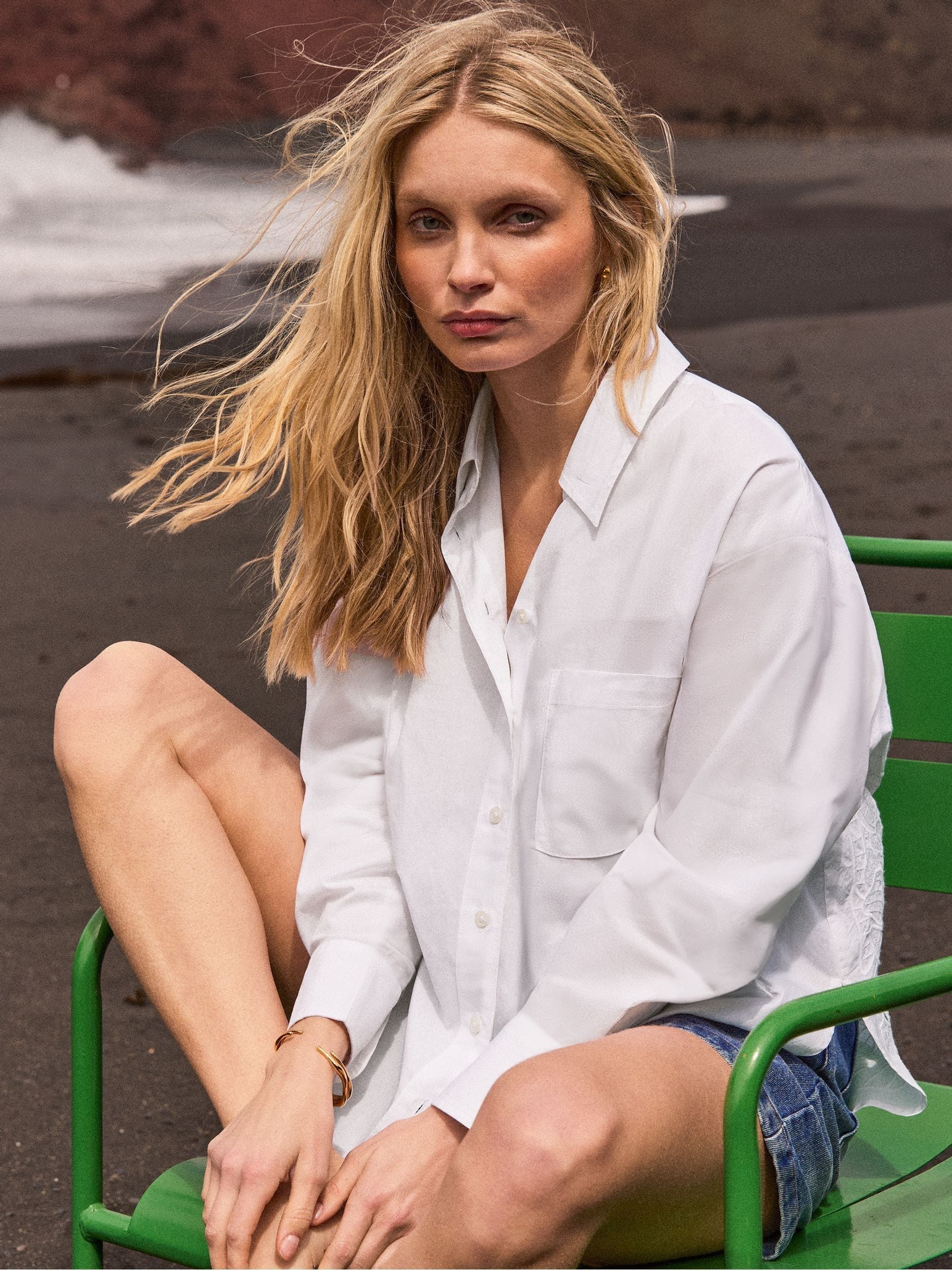 Buy Ro&Zo White Cutwork Embroidered Shirt from Next Canada