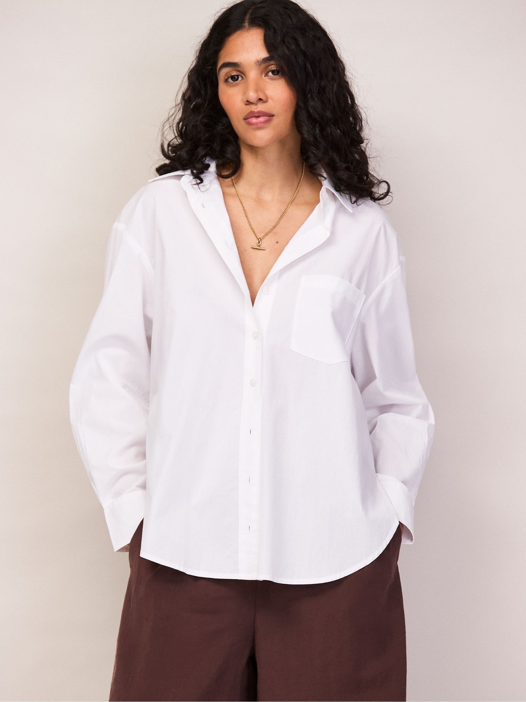 Buy Ro&Zo White Cutwork Embroidered Shirt from Next Canada