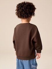 Chocolate Brown Ramen Printed Crew Neck Sweat Top (3mths-7yrs) - Image 3 of 8