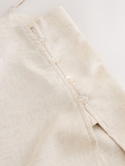 Neutral Longline Cami Top with Linen - Image 8 of 8