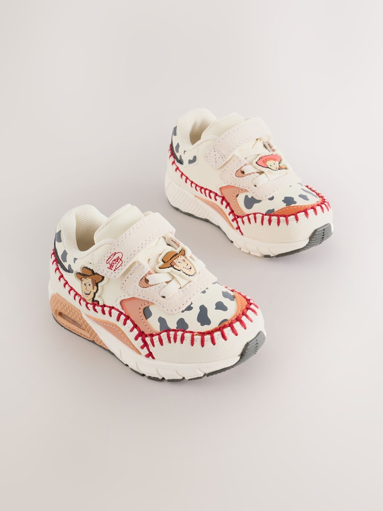 Neutral Toy Story Touch Fastening Elastic Lace Bubble Trainers - Image 1 of 6 Neutral Toy Story Touch Fastening Elastic Lace Bubble Trainers - Image 1 of 6