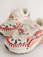Neutral Toy Story Touch Fastening Elastic Lace Bubble Trainers - Image 6 of 6