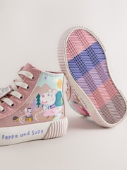 Pink Peppa Pig High Top Trainers - Image 6 of 6
