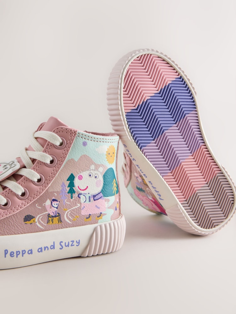 Pink Peppa Pig High Top Trainers - Image 6 of 6 Pink Peppa Pig High Top Trainers - Image 6 of 6