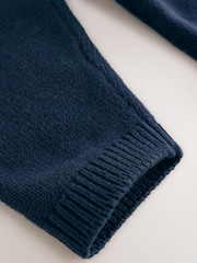 Navy Blue Bear Knitted Jumper and Leggings Baby Set (0mths-2yrs) - Image 13 of 13