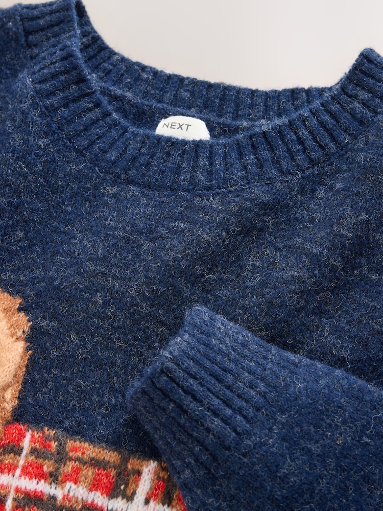 Navy Dachshund Knitted Jumper - Image 2 of 7