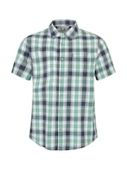 Mountain Warehouse Green Cotton Holiday Short Sleeve Shirt - Image 1 of 6