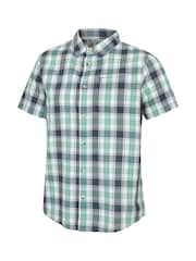 Mountain Warehouse Green Cotton Holiday Short Sleeve Shirt - Image 2 of 6