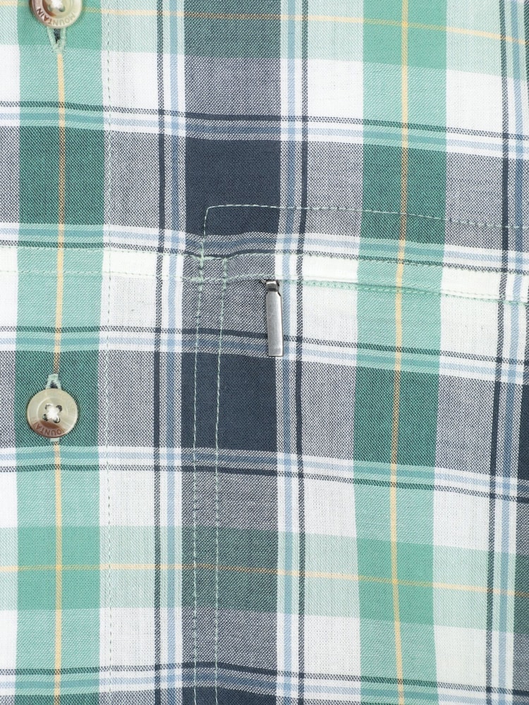 Mountain Warehouse Green Cotton Holiday Short Sleeve Shirt - Image 6 of 6