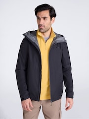 Mountain Warehouse Black Aerovent Waterproof Packable 2.5 Layer Jacket - Image 1 of 6