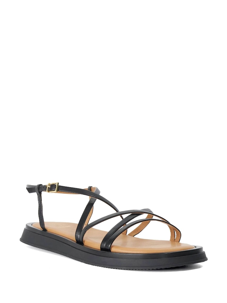 Dune London Black Laia Casual Sandals - Image 1 of 5 Dune London Black Laia Casual Sandals - Image 1 of 5