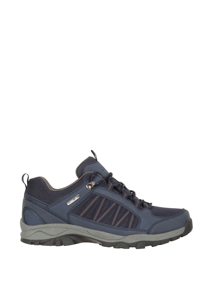 أزرق - Mountain Warehouse Path Waterproof Outdoor Walking Shoes - صورة 1 من 4 أزرق - Mountain Warehouse Path Waterproof Outdoor Walking Shoes - صورة 1 من 4