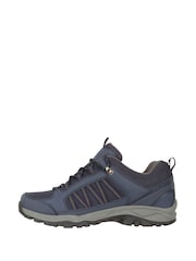 أزرق - Mountain Warehouse Path Waterproof Outdoor Walking Shoes - صورة 2 من 4