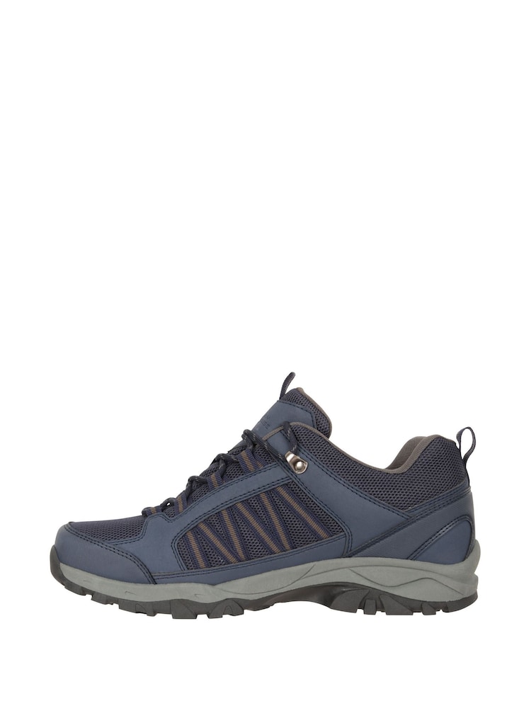 أزرق - Mountain Warehouse Path Waterproof Outdoor Walking Shoes - صورة 2 من 4 أزرق - Mountain Warehouse Path Waterproof Outdoor Walking Shoes - صورة 2 من 4