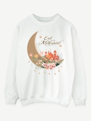 Brands In White Eid Flowers Sweat Top - Image 1 of 3
