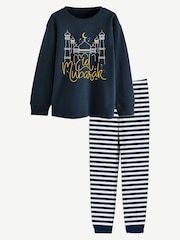Brands In Blue Eid Mosque Pyjamas - Image 1 of 3