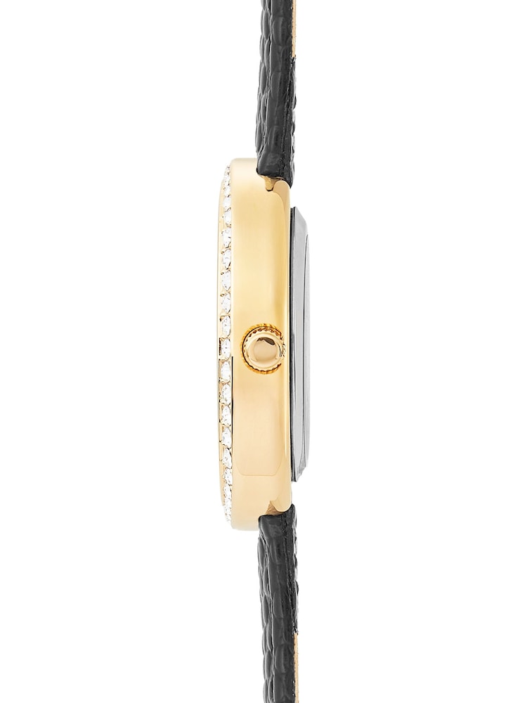 Sekonda Black Bellamy 23mm Oval Analogue Watch with Black Strap Gift Set - Image 2 of 5