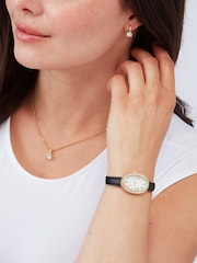 Sekonda Black Bellamy 23mm Oval Analogue Watch with Black Strap Gift Set - Image 5 of 5