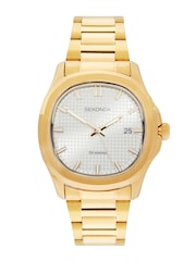 Sekonda Gold Tone Octaire 40mm TV Analogue Watch With Bracelet - Image 1 of 5