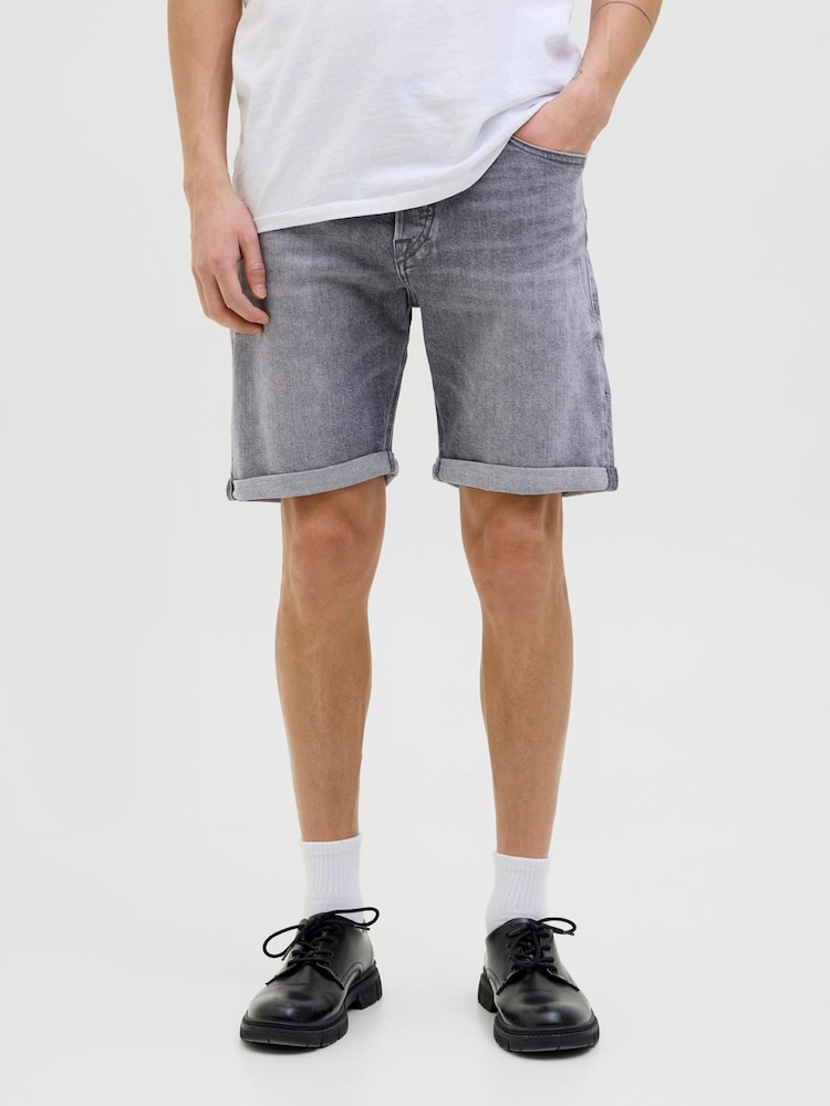Сірий - JACK & JONES Slim Fit Denim Shorts - Image 1 of 5