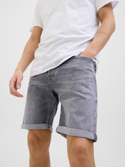 Сірий - JACK & JONES Slim Fit Denim Shorts - Image 3 of 5