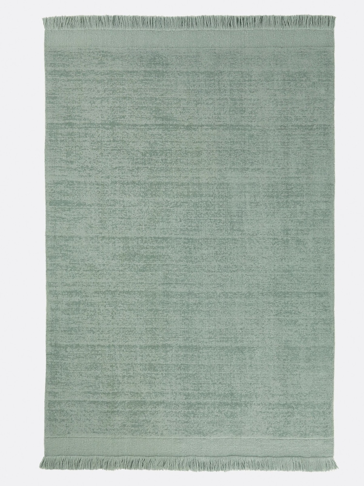 La Redoute Intérieurs Celadon Osni Rug in Wool and Cotton - Image 2 of 5