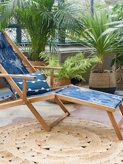 La Redoute Intérieurs Natural Aftas Border Round Jute Rug - Image 1 of 3