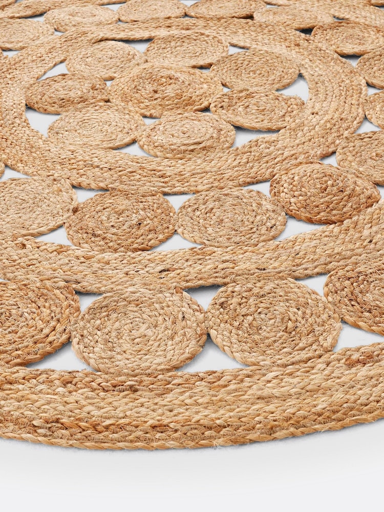 La Redoute Intérieurs Natural Aftas Border Round Jute Rug - Image 3 of 3 La Redoute Intérieurs Natural Aftas Border Round Jute Rug - Image 3 of 3