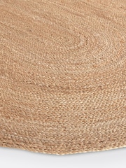 La Redoute Intérieurs Natural Aftas Oval Jute Rug - Image 3 of 3