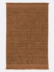 La Redoute Intérieurs Caramel Osni Rug in Wool and Cotton - Image 2 of 5