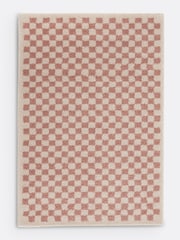 La Redoute Intérieurs Pastel Pink Eras Checkerboard Rug - Image 2 of 4