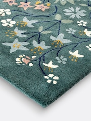 La Redoute Intérieurs Multicoloured Print Pilar Floral Wool Rug - Image 3 of 3