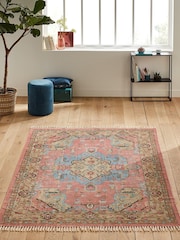 La Redoute Intérieurs Multicolour Lexy Vintage Style Cotton Rug - Image 1 of 4