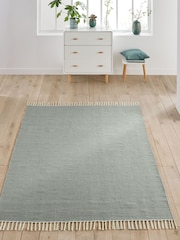 La Redoute Intérieurs Green Azalée Indoor and Outdoor Rug - Image 1 of 4