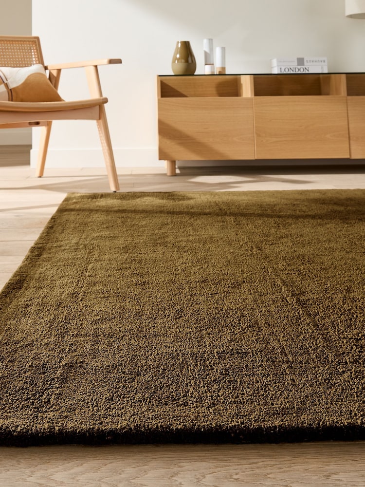 La Redoute Intérieurs Bronze Coloured Renzo Tufted Cotton Rug - Image 1 of 5 La Redoute Intérieurs Bronze Coloured Renzo Tufted Cotton Rug - Image 1 of 5