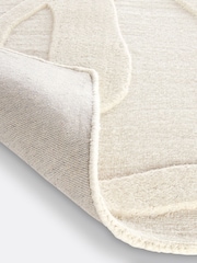 La Redoute Intérieurs Ecru Caila Abstract Wool Rug - Image 4 of 4