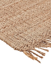La Redoute Intérieurs Beige Ajan Fringed Jute Rug - Image 3 of 3