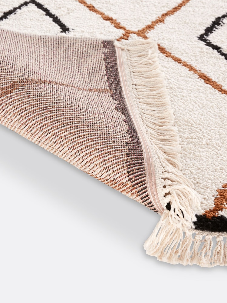 La Redoute Intérieurs Multicolour Tia Berber-Style Rug - Image 4 of 4 La Redoute Intérieurs Multicolour Tia Berber-Style Rug - Image 4 of 4