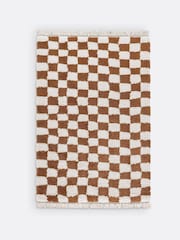 La Redoute Intérieurs Tan Danito Checkerboard Rug - Image 2 of 4