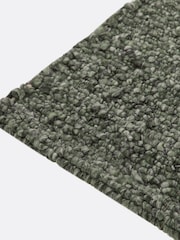 La Redoute Intérieurs Green Hamea Rug with Knitted Effect - Image 3 of 5