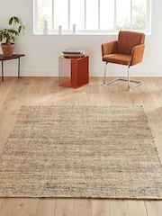 La Redoute Intérieurs Ecru Black Saya Jute Rug - Image 1 of 4
