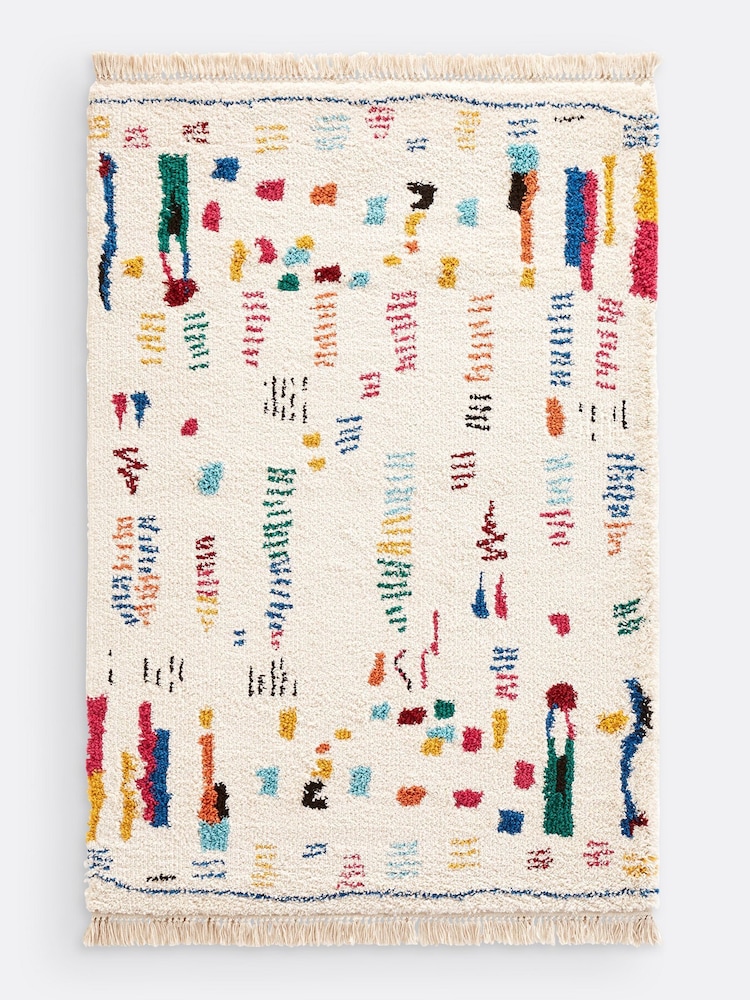 La Redoute Intérieurs Multicolour Caspia Colourful Berber-Style Rug - Image 2 of 4